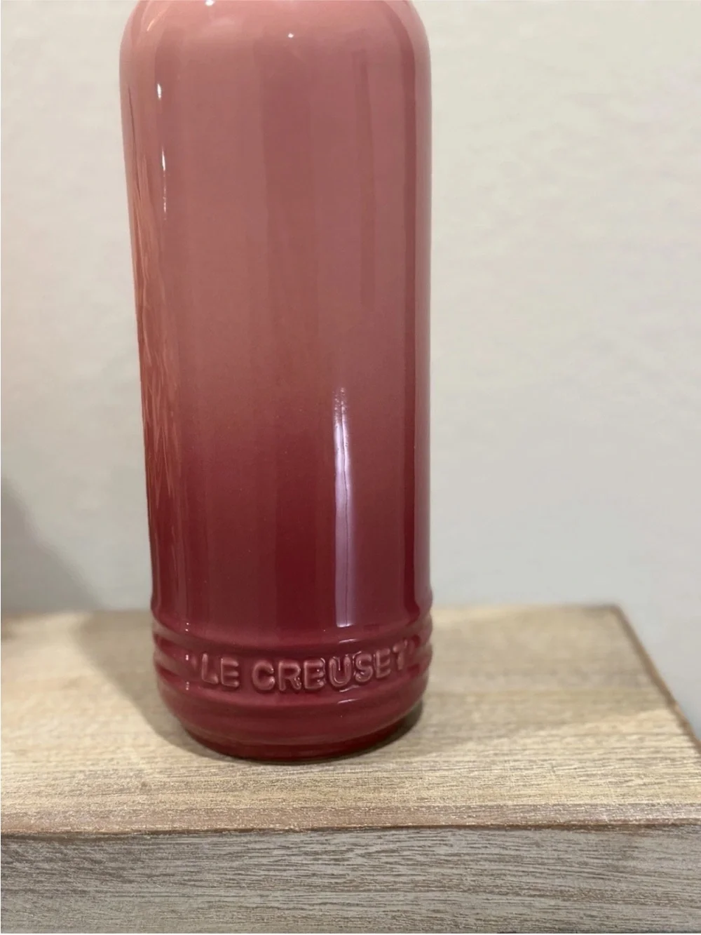 Le Creuset Stoneware Signature Oil Cruet 600ml- Rose Quartz New